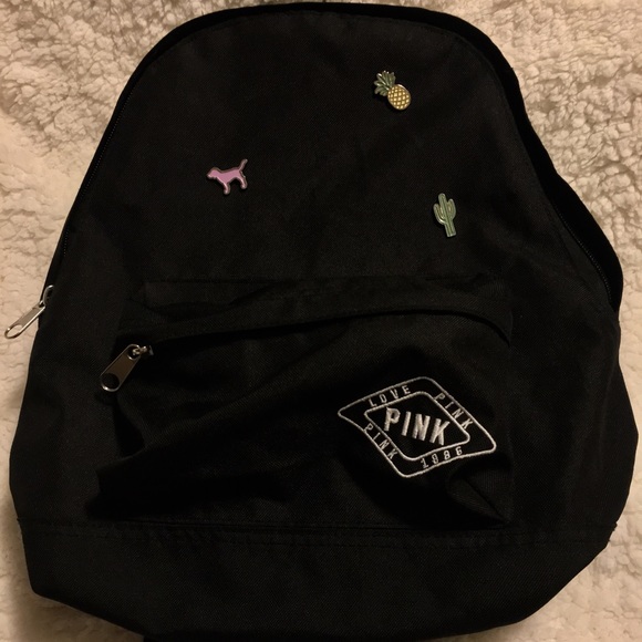 PINK Victoria's Secret Handbags - 🎒 PINK mini black backpack 🎒